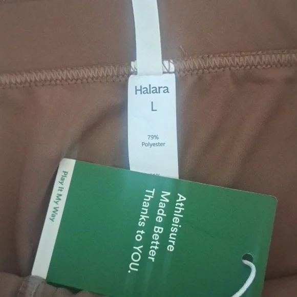 LARGE HALARA HIGH WAISTED BUTTON STRAIGHT LEG CASUAL PANT - Picture 8 of 8